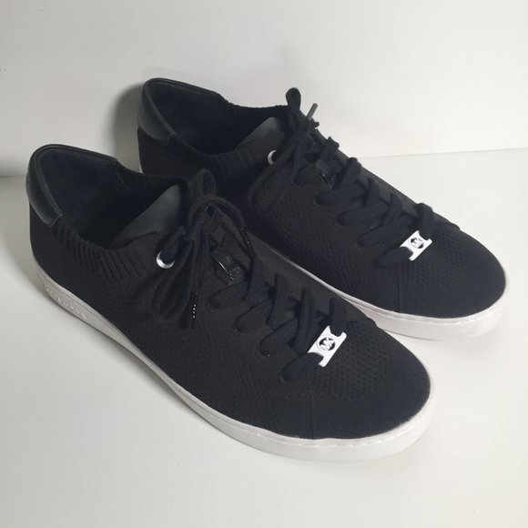Michael Kors Stretch Knit Black Sneakers Mens 11 - Picture 1 of 8